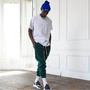 Daniel Patrick Size Small Hunter Green Polar Fleece Roaming Sweatpants